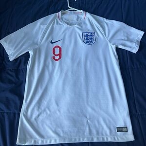 Nike England Soccer Jersey 2018/19 Home KANE #9 Medium